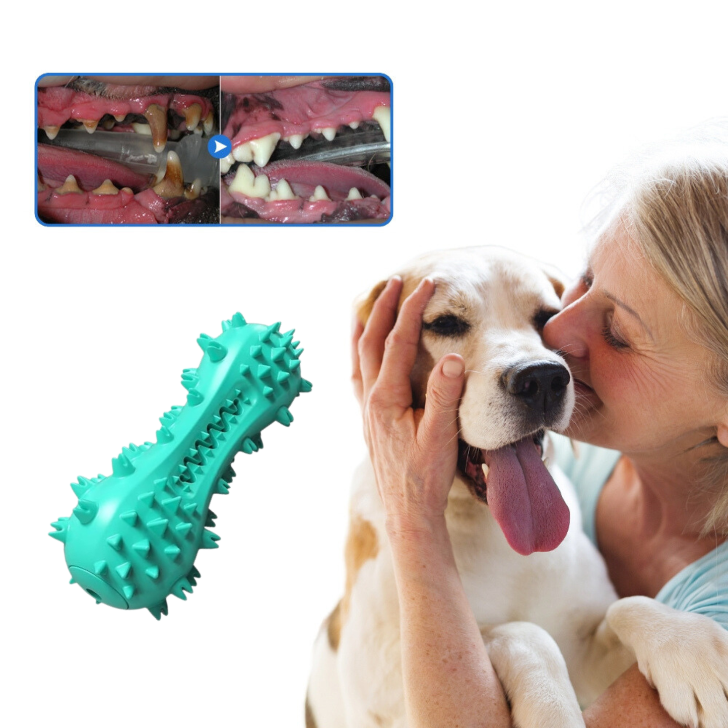 DentaChew® | Cleans Teeth, Freshens Breath, and Keeps Your Dog Happy.